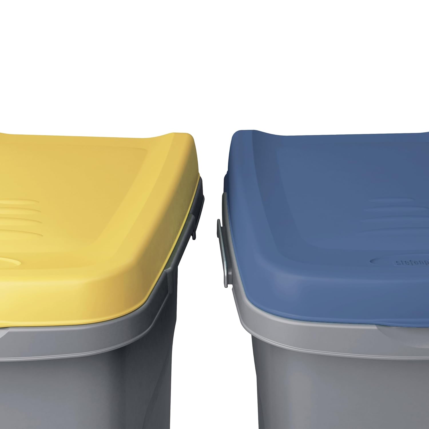 Casaria® 3x Mülleimer Küche 25L mit Deckel Set Geruchsdicht Müllbeutelhalterung Kunststoff Abfalleimer 39x24cm Bad Papierkorb Büro Mülltrennsystem — Ansicht 4