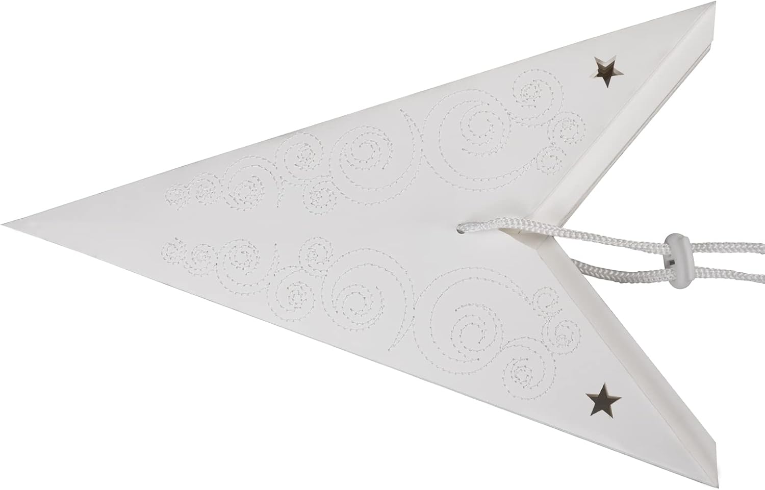Casaria® LED Weihnachtsstern mit Ständer Beleuchtet 60 cm Batterie Fenster Weihnachtsdeko Weihnachten Fensterdeko Leuchtstern Dekostern Papierstern — Ansicht 5