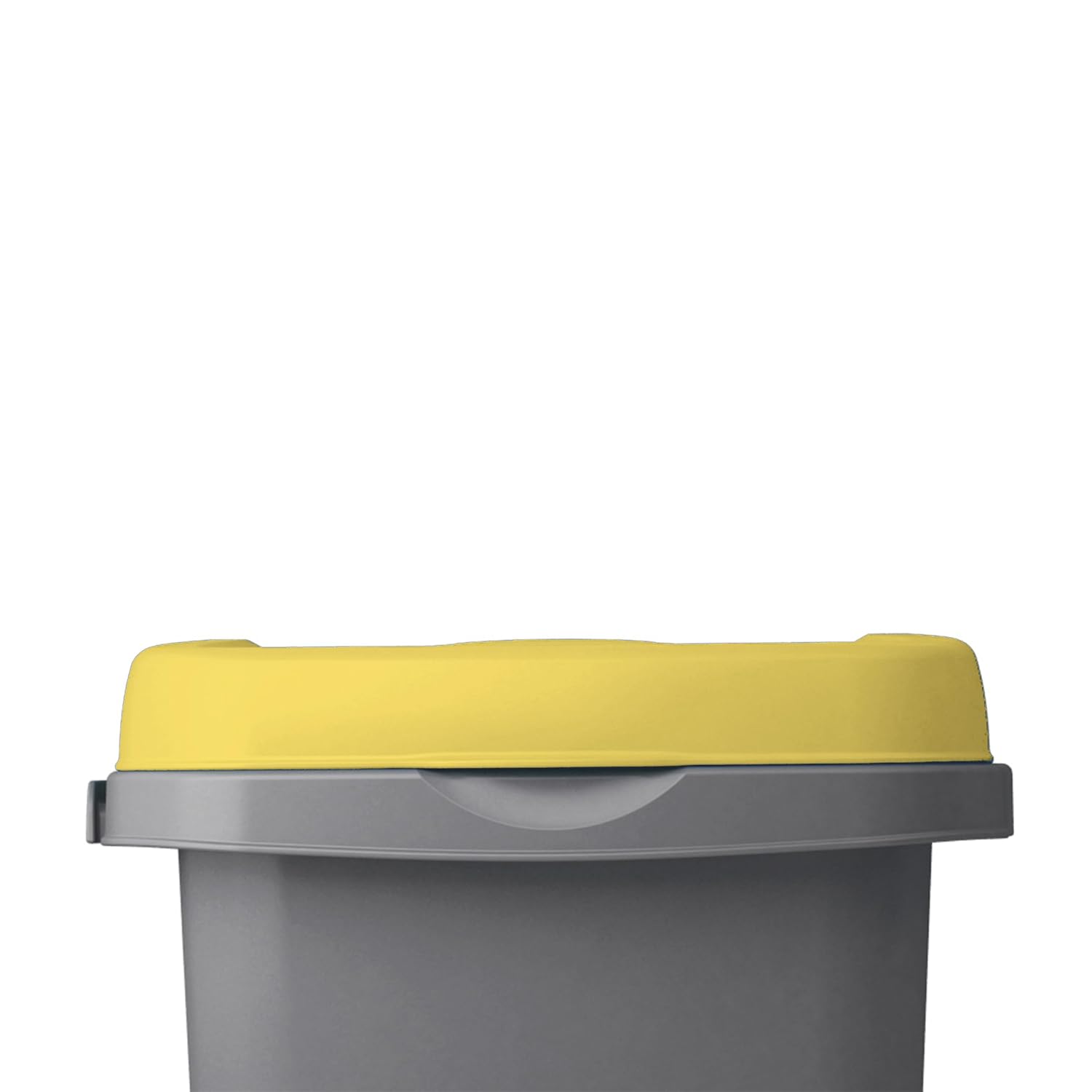 Casaria® Mülleimer Küche 25L mit Deckel Geruchsdicht Müllbeutelhalterung Kunststoff Abfalleimer 39x24cm Bad Papierkorb Büro Mülltrennsystem Gelb — Ansicht 3