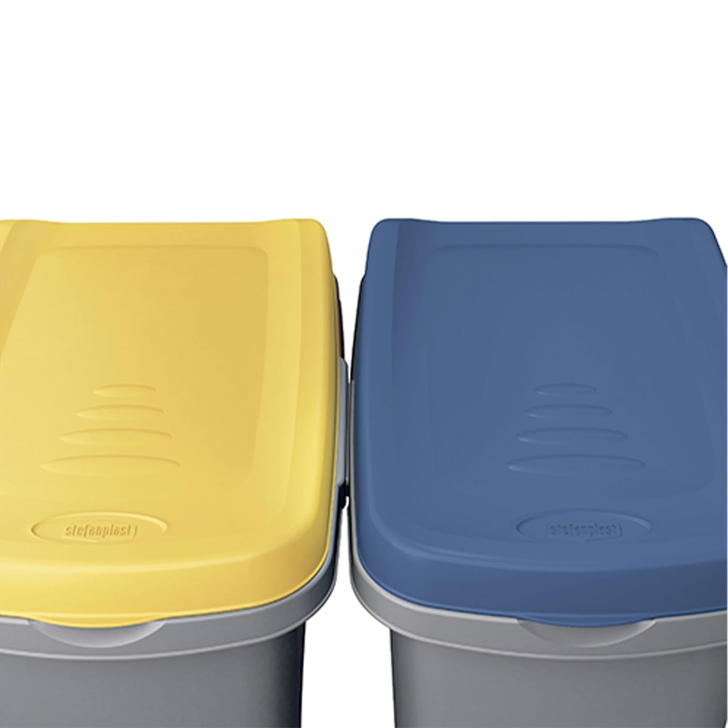Casaria® Mülleimer Küche 25L mit Deckel Geruchsdicht Müllbeutelhalterung Kunststoff Abfalleimer 39x24cm Bad Papierkorb Büro Mülltrennsystem Gelb — Ansicht 5